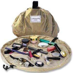 Cosmo Gold Cosmetic Bag